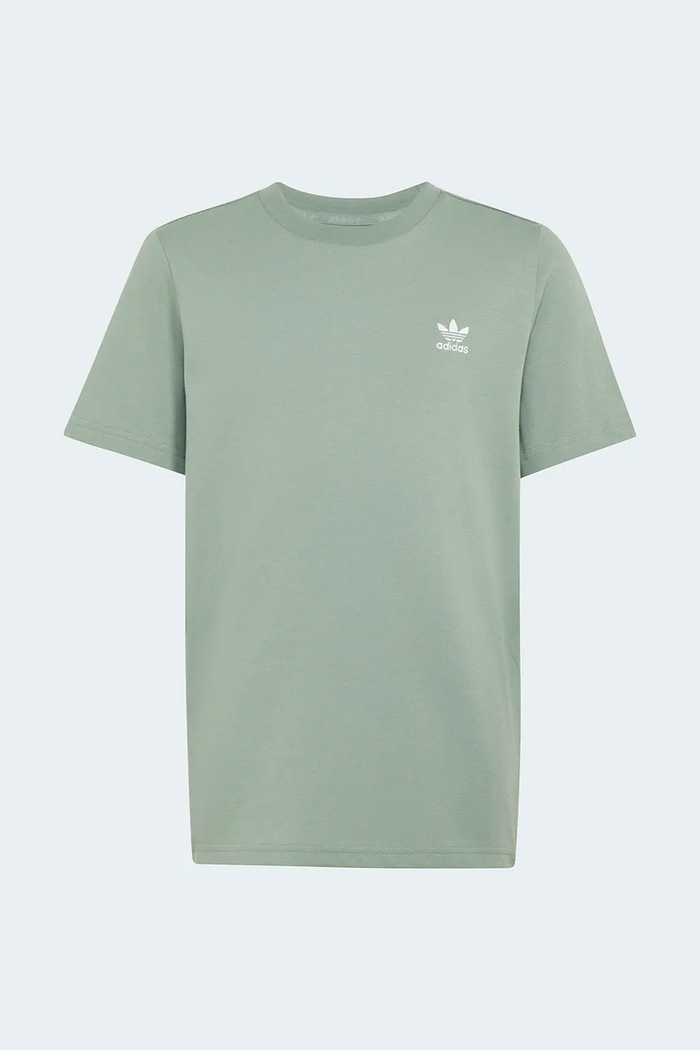 adidas Originals T-shirt dziecięcy bawełniany zielony LD2121