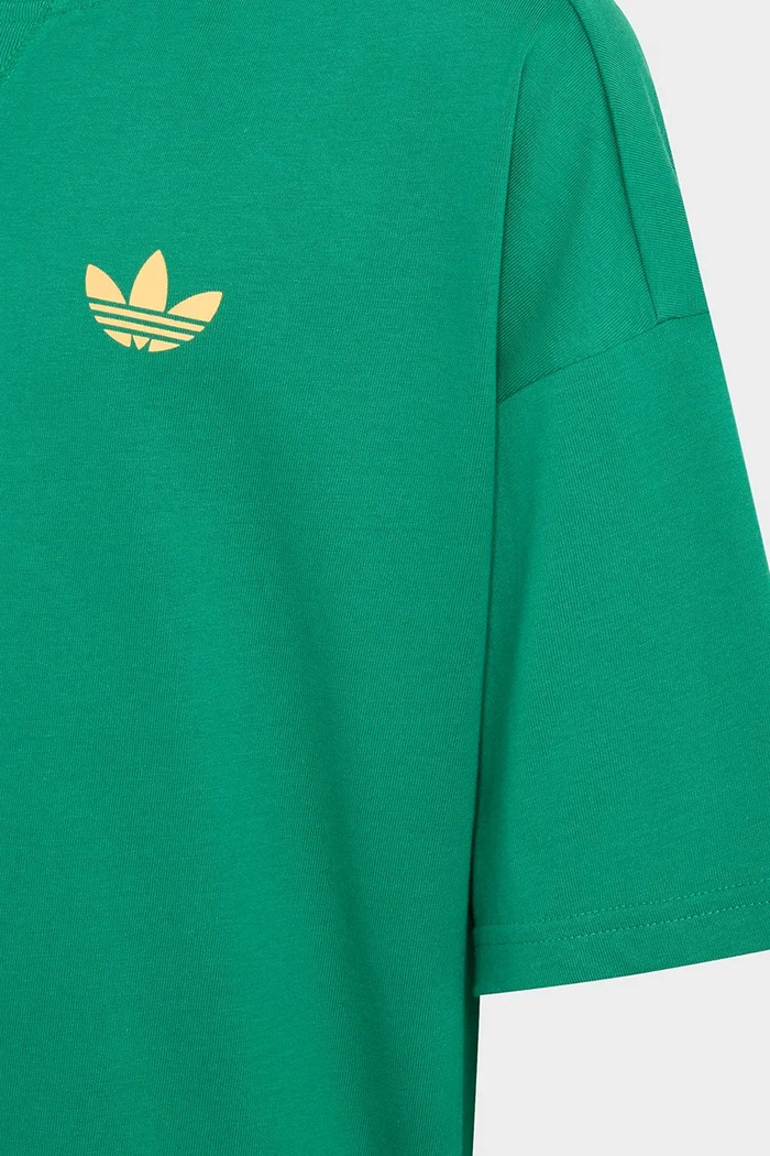 adidas Originals tričko dětské bavlněné zelená LE8605