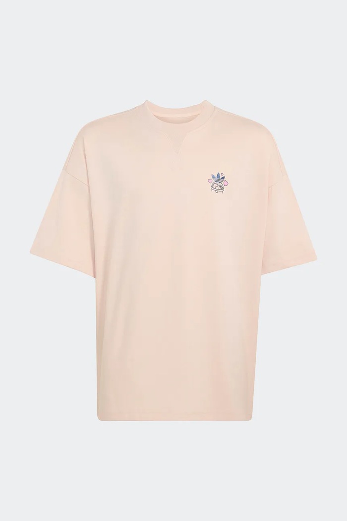 adidas Originals t-shirt παιδικό βαμβακερό ροζ LE0732