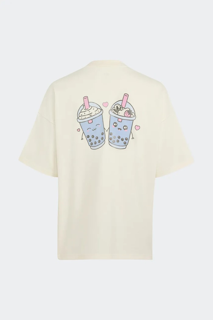 adidas Originals T-shirt dziecięcy bawełniany LE0733 biały SS26