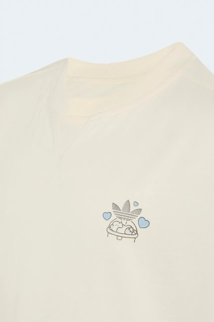 adidas Originals T-shirt dziecięcy bawełniany biały LE0733