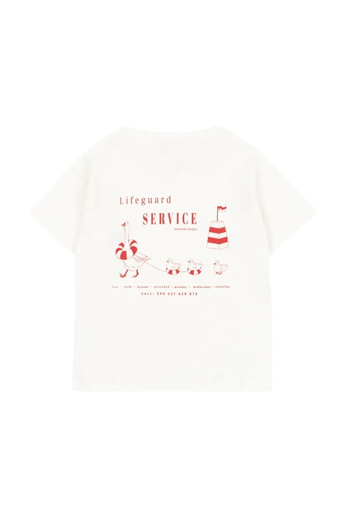 Băieți Konges Sløjd tricou pentru copii ERA TEE OCS KS105359.PPY2 alb