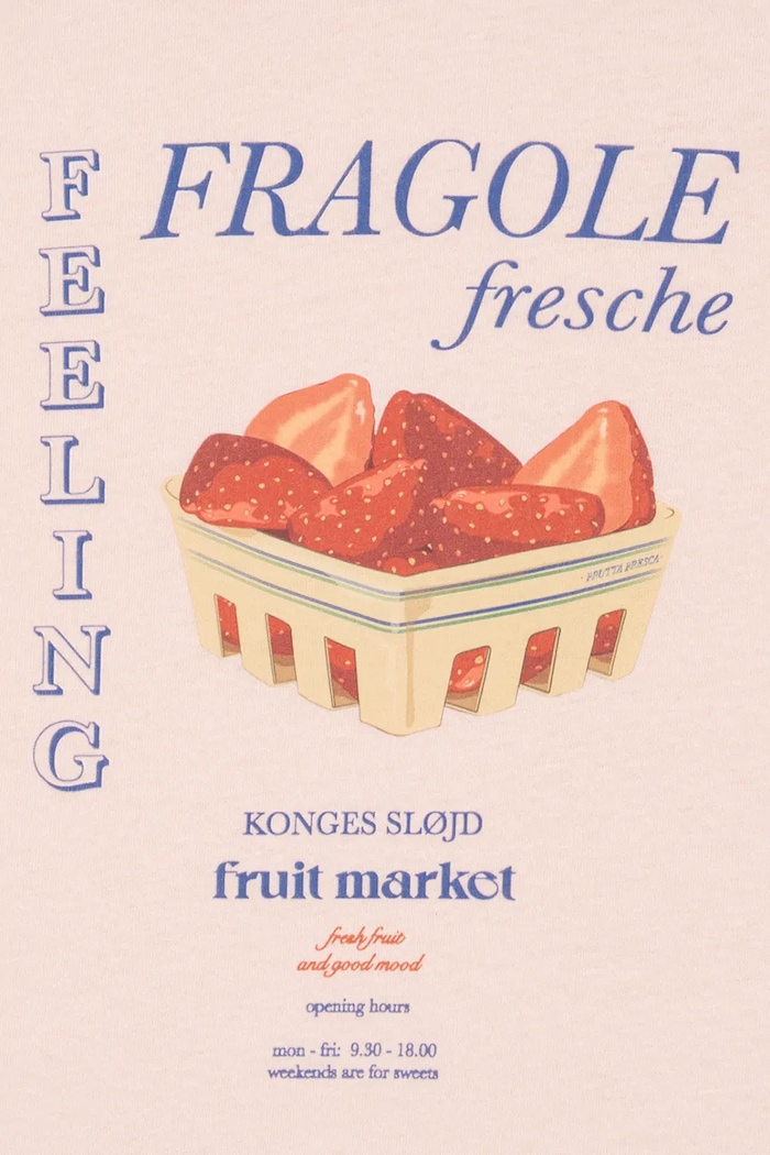 Konges Sløjd tričko detské ERA TEE OCS ružová KS105359.PPY2
