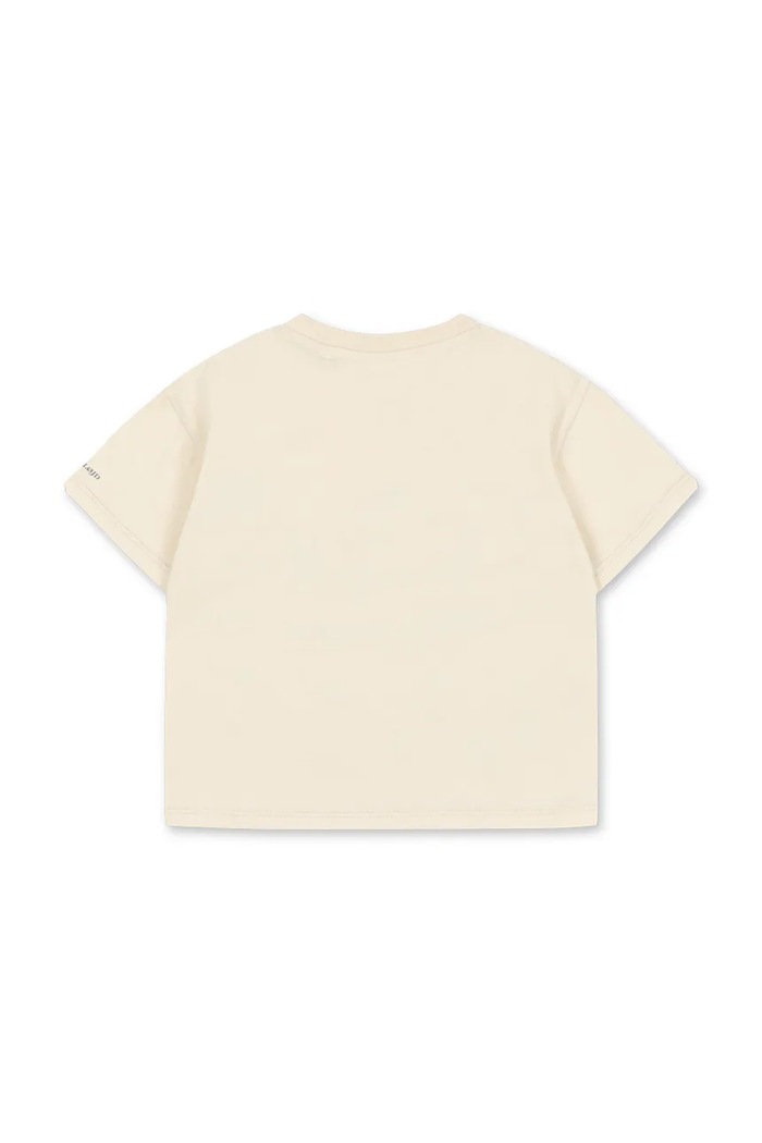 Fiú Konges Sløjd t-shirt gyerek pamut FAMO TEE GOTS KS105370.PPY2 bézs