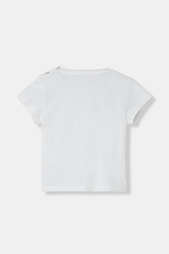 United Colors of Benetton T-shirt dziecięcy bawełniany 3I1XA1078.W.seasonal biały SS26