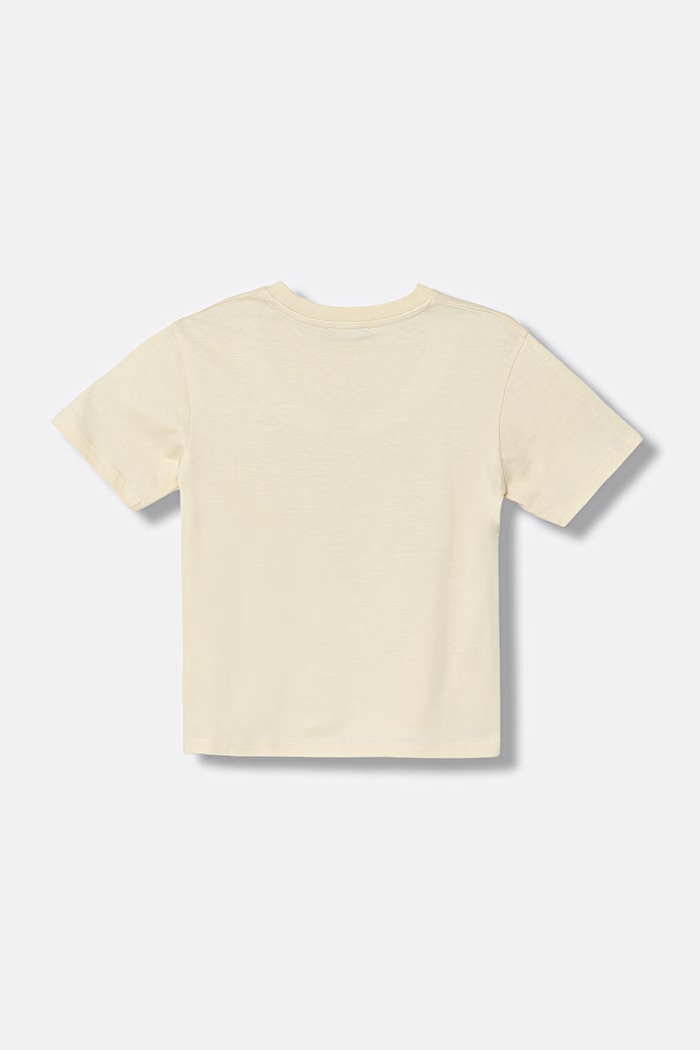 United Colors of Benetton T-shirt dziecięcy bawełniany 3I1XG10MY.P.seasonal beżowy SS26