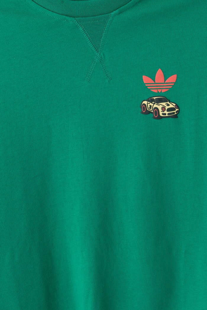 Băieți adidas Originals tricou pentru copii din bumbac TOY VEHICLE LF9064 verde