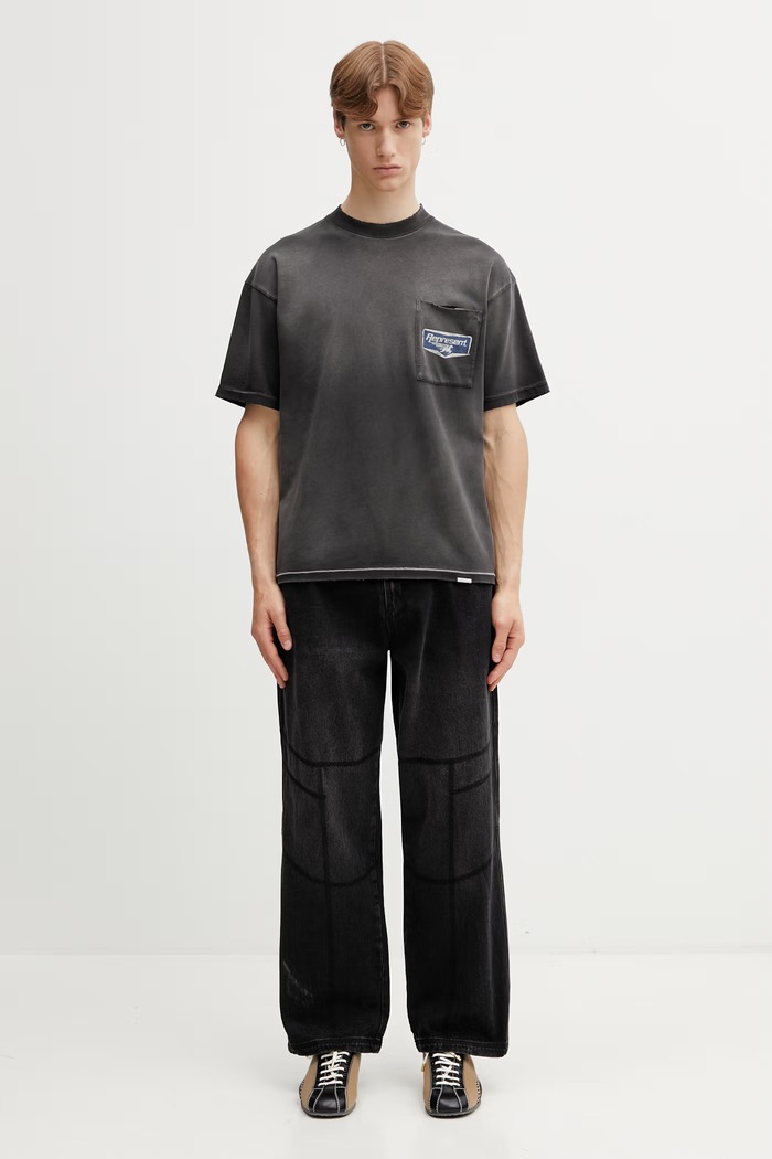 Represent NOTHING FASTER t-shirt βαμβακερό Ανδρικό MLM100596.04 γκρί