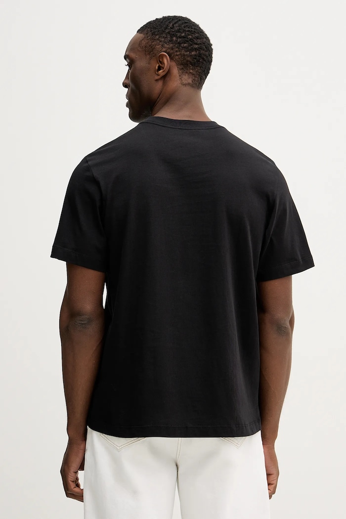 Дрехи Памучна тениска Calvin Klein Jeans LV04RE802G черен