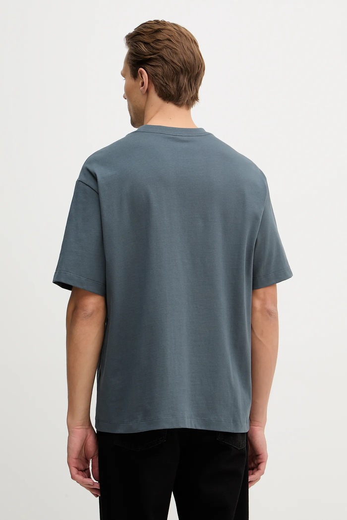 Oblačila Bombažna kratka majica Calvin Klein Jeans LV04RE815G siva