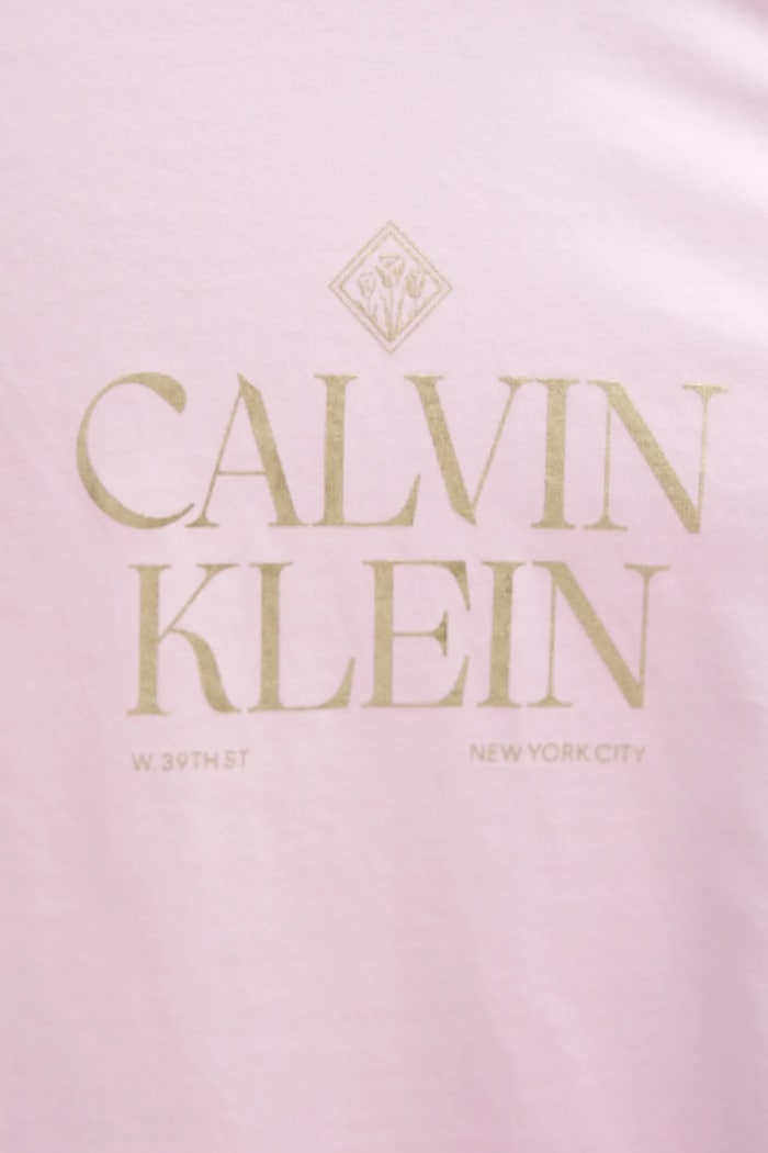 Calvin Klein Jeans t-shirt bawełniany LV14RE801G różowy
