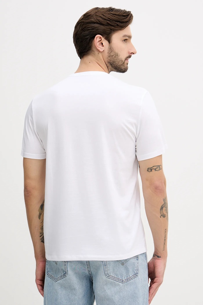 Ruházat Calvin Klein Jeans pamut póló LV14RE816G fehér