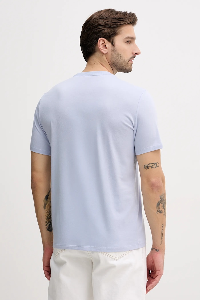 Oblečenie Bavlnené tričko Calvin Klein Jeans LV14RE816G modrá