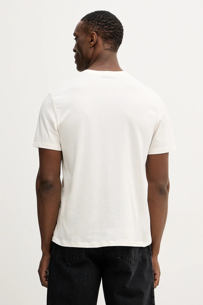 Дрехи Памучна тениска Calvin Klein Jeans LV14RE829G бежов