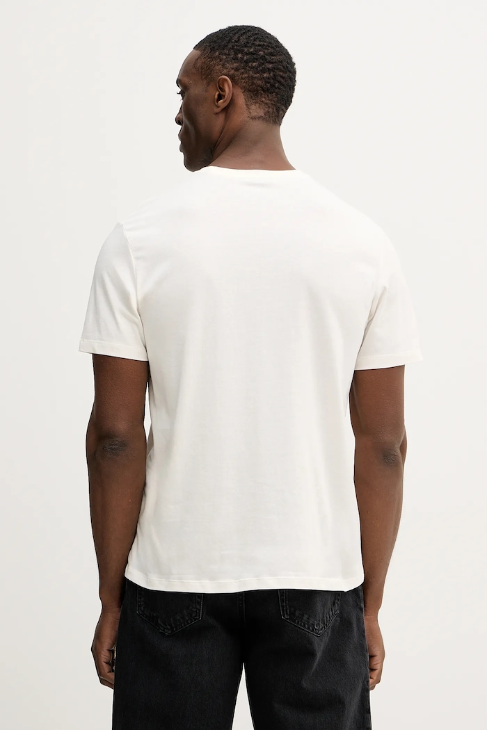 Дрехи Памучна тениска Calvin Klein Jeans LV14RE829G бежов