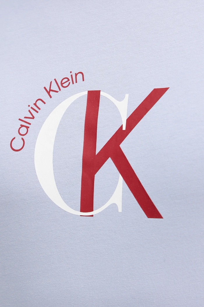 Βαμβακερό μπλουζάκι Calvin Klein Jeans LV14RE829G μπλε