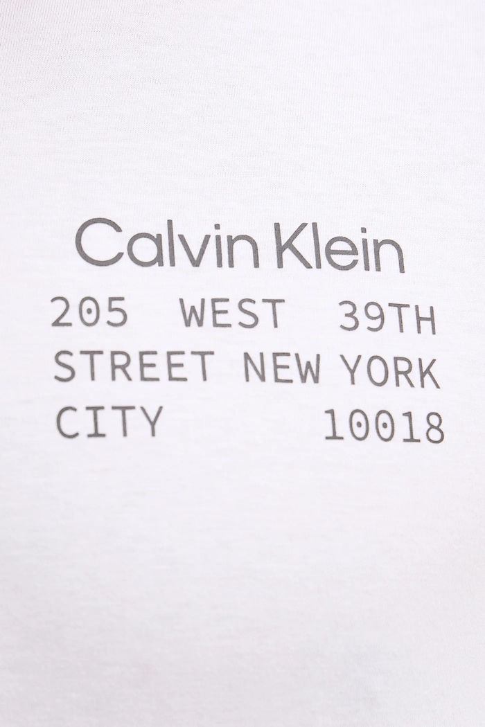 Calvin Klein Jeans tricou din bumbac LV14RE830G alb