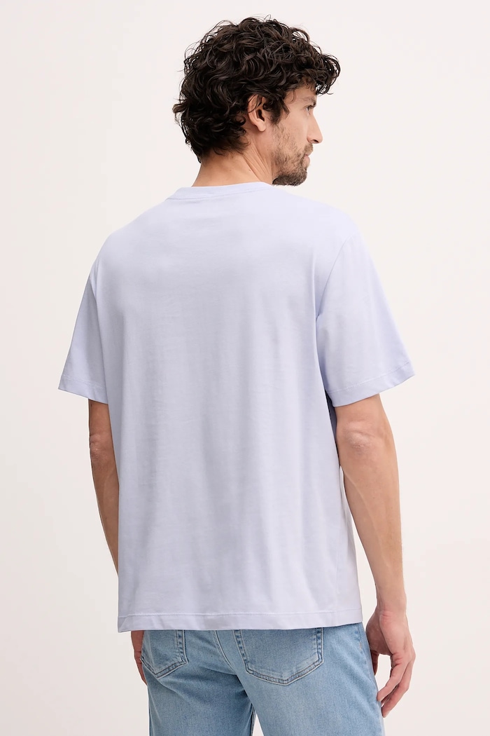 Ρούχα Βαμβακερό μπλουζάκι Calvin Klein Jeans LV14RE831G μπλε
