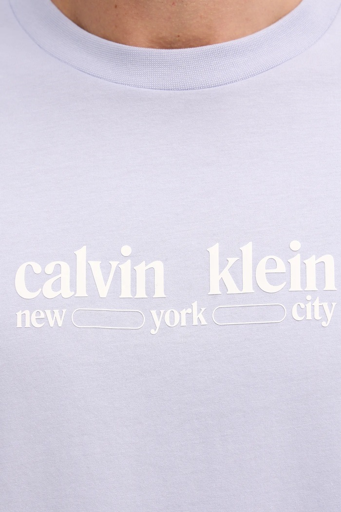 Βαμβακερό μπλουζάκι Calvin Klein Jeans LV14RE831G μπλε