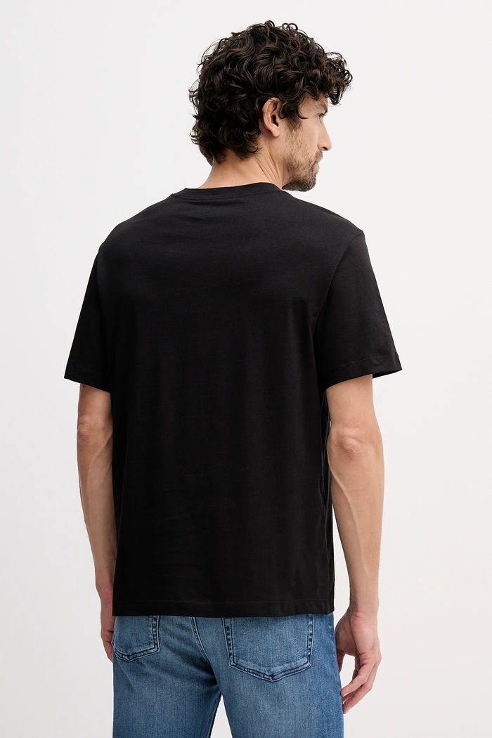 Дрехи Памучна тениска Calvin Klein Jeans LV14RE831G черен