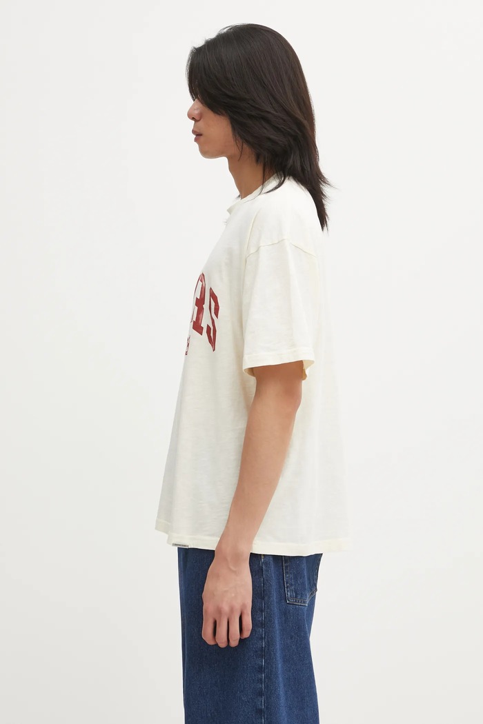 Represent tricou din bumbac Owners OCM100047.30 bej SS26