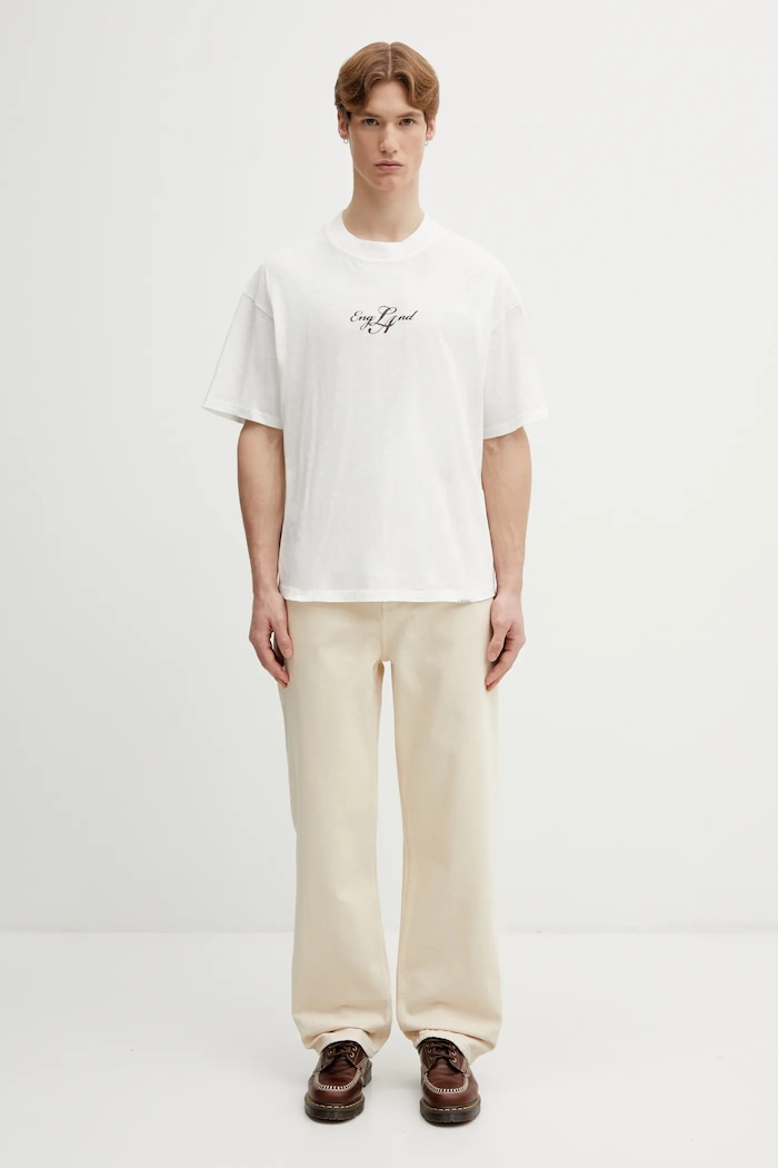 Represent t-shirt bawełniany England MLM100873.72 biały