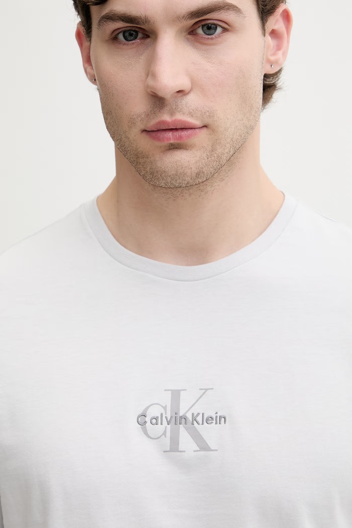 Calvin Klein Jeans tričko pánske bavlnené sivá LV04RB866G