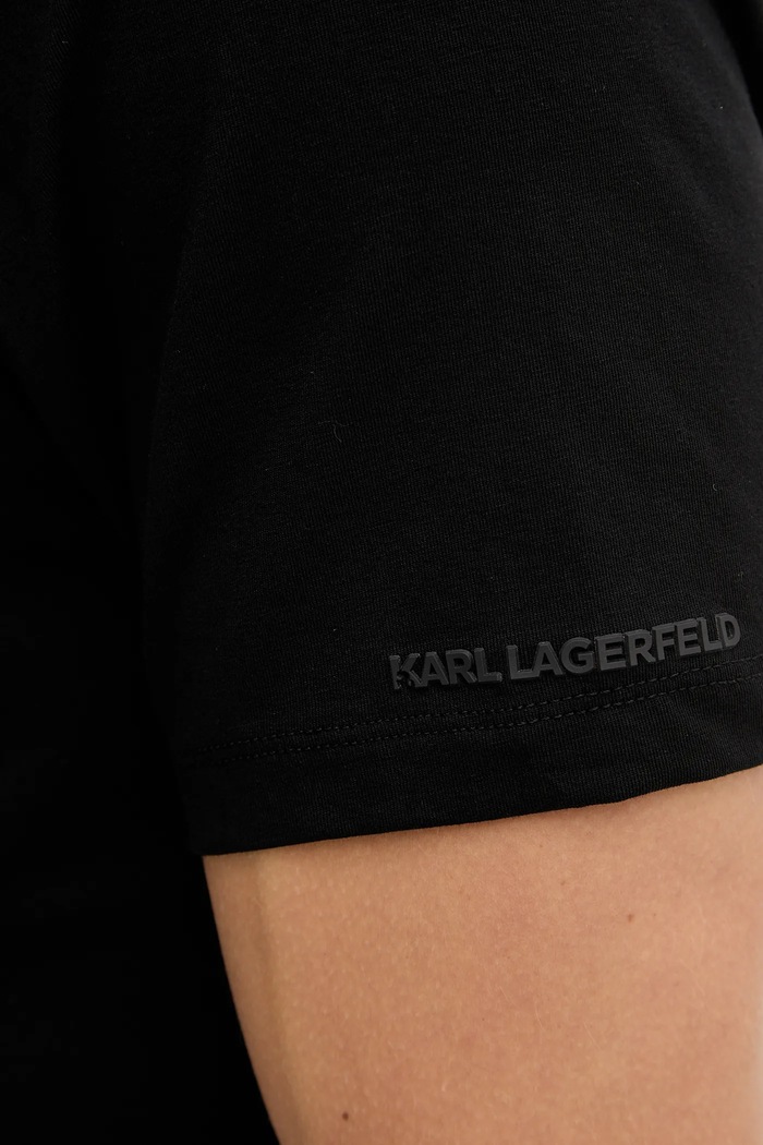 Μπλουζάκι Karl Lagerfeld 561221.755031 μαύρο