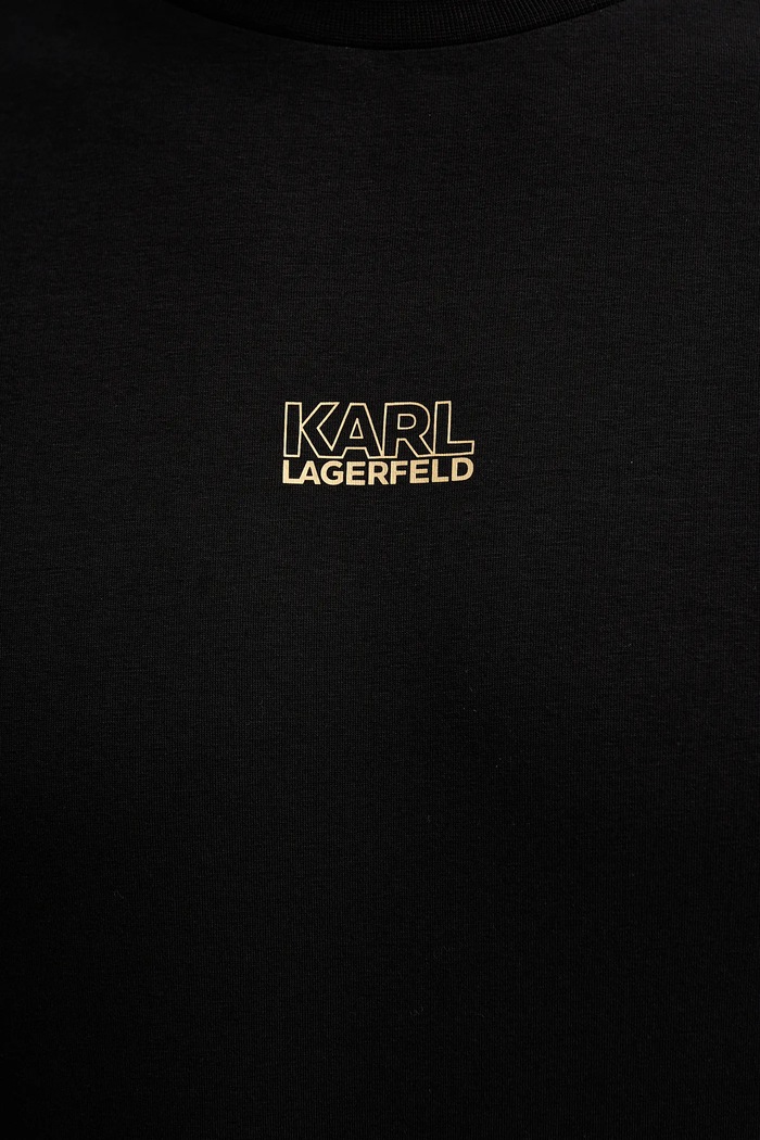Kratka majica Karl Lagerfeld 561235.755034 črna