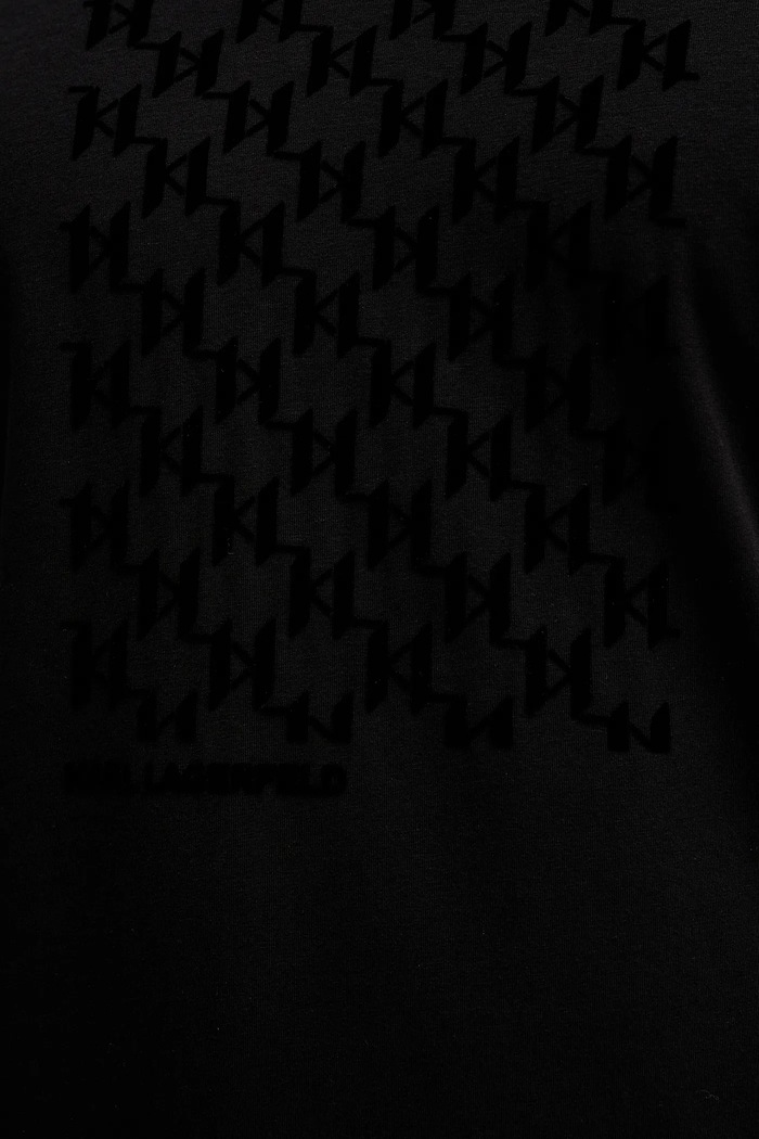 Karl Lagerfeld t-shirt 561221.755040 fekete