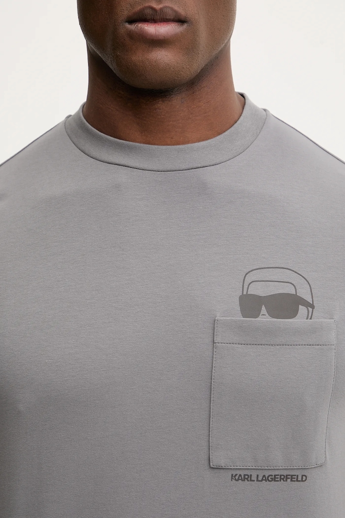 Karl Lagerfeld tricou 561221.755047 gri