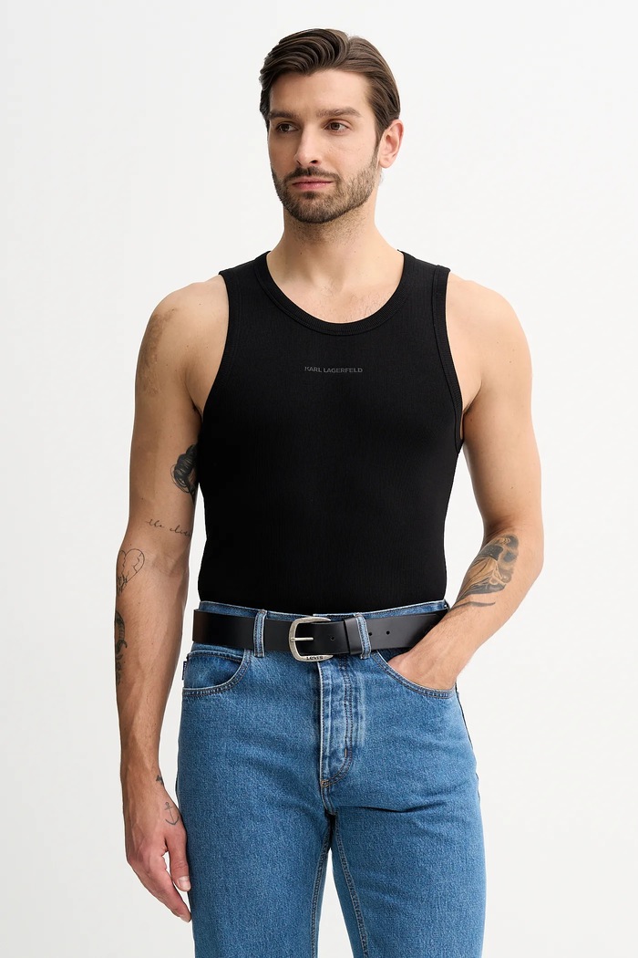 Karl Lagerfeld tricou imprimeu negru 561238.755051