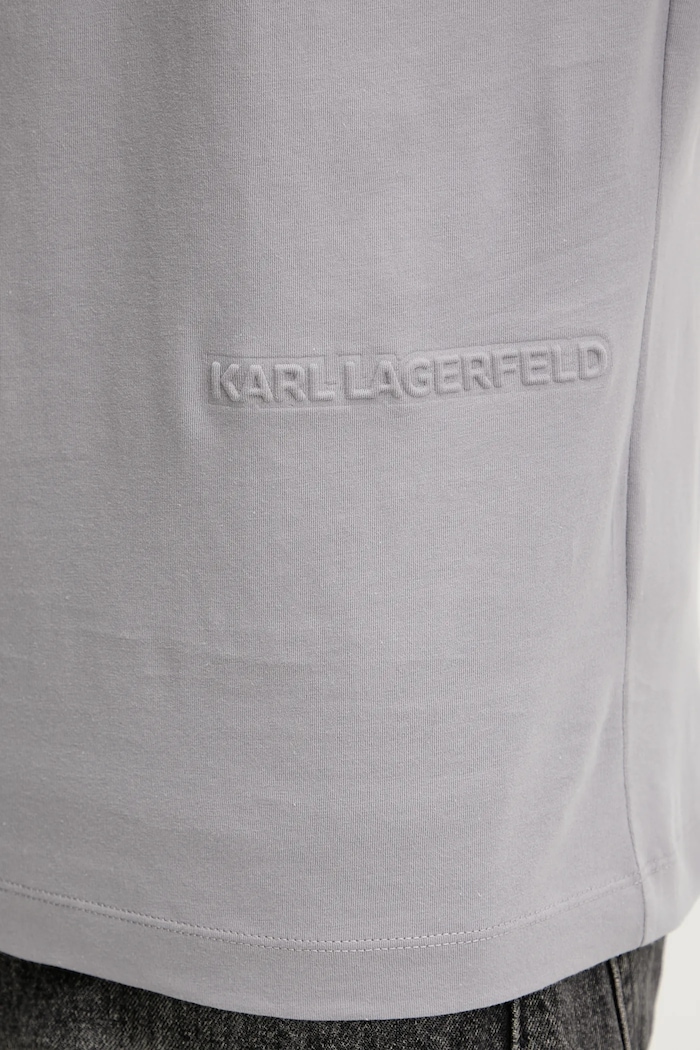 Karl Lagerfeld tricou din bumbac 561241.755061 gri