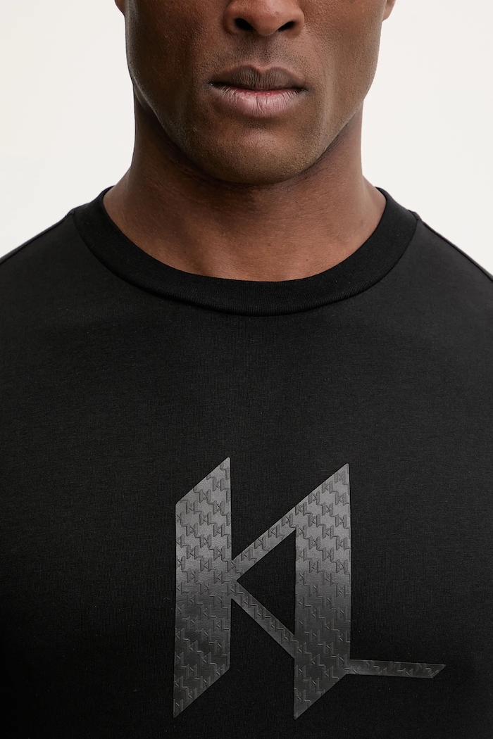 Karl Lagerfeld tricou din bumbac 561252.755072 negru