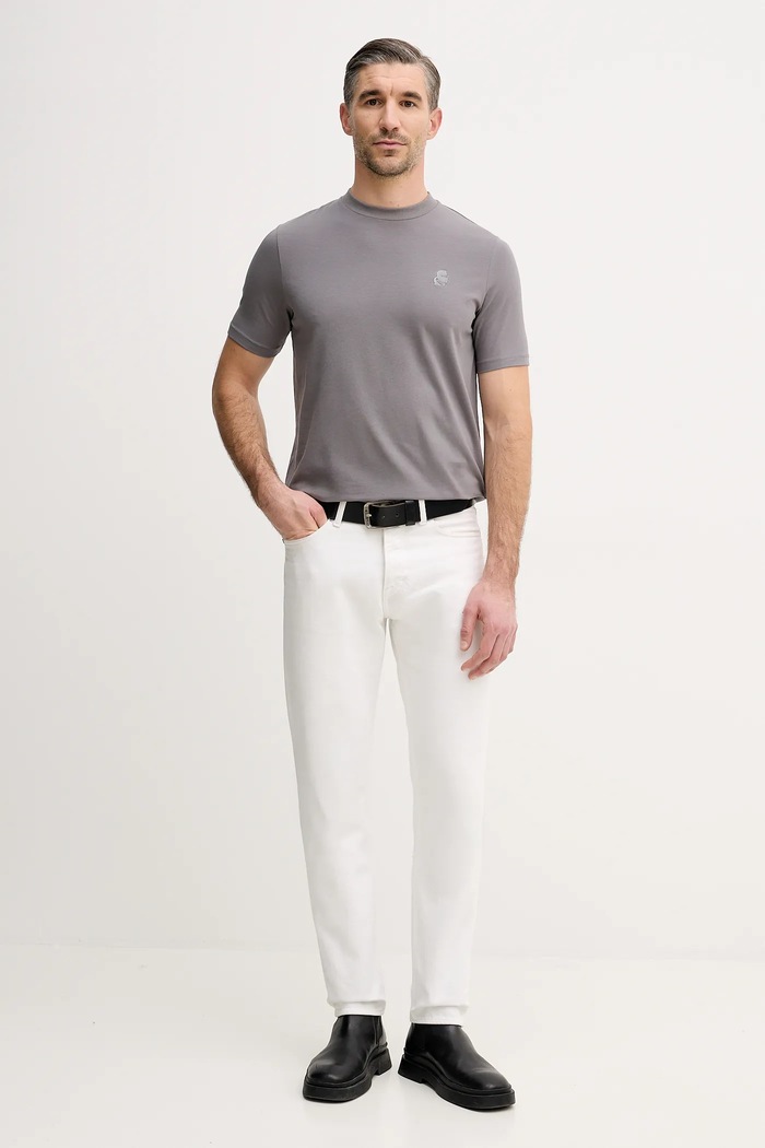 Μπλουζάκι Karl Lagerfeld 561221.755750 γκρί SS26