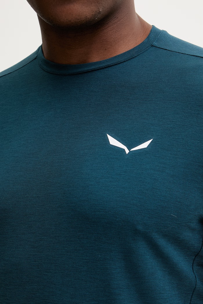 Salewa tricou sport PUEZ DRY 00.0000028867 turcoaz