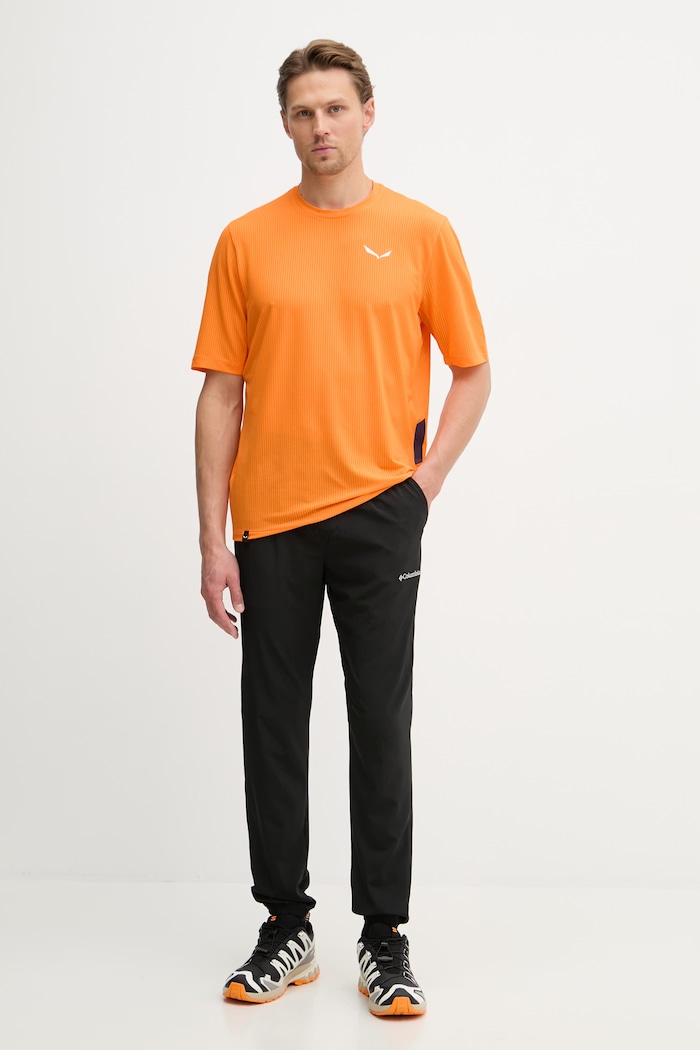 Salewa Τ-shirt πεζοπορίας ανδρικό PEDROC 00.0000029294 πορτοκαλί SS26