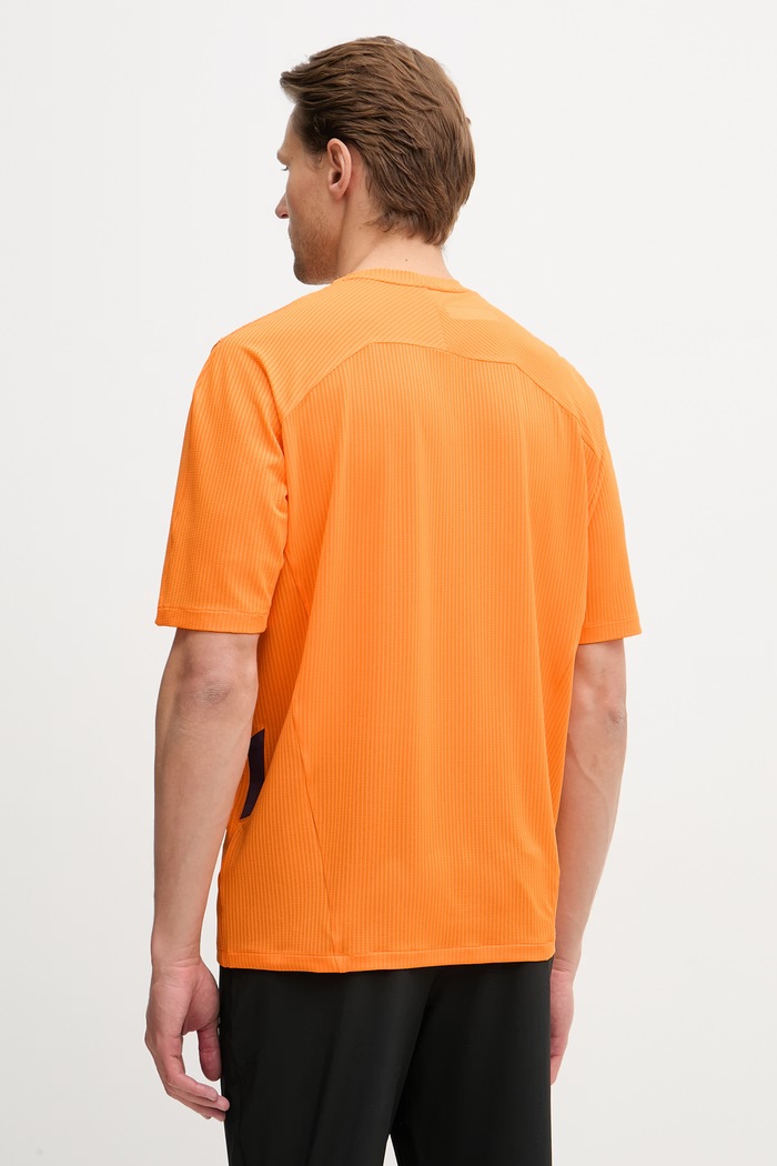 Ρούχα Salewa Τ-shirt πεζοπορίας ανδρικό PEDROC 00.0000029294 πορτοκαλί
