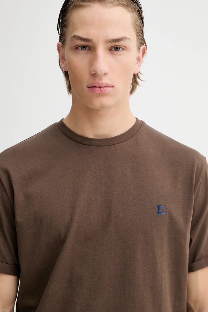Les Deux tricou din bumbac maro 1001286