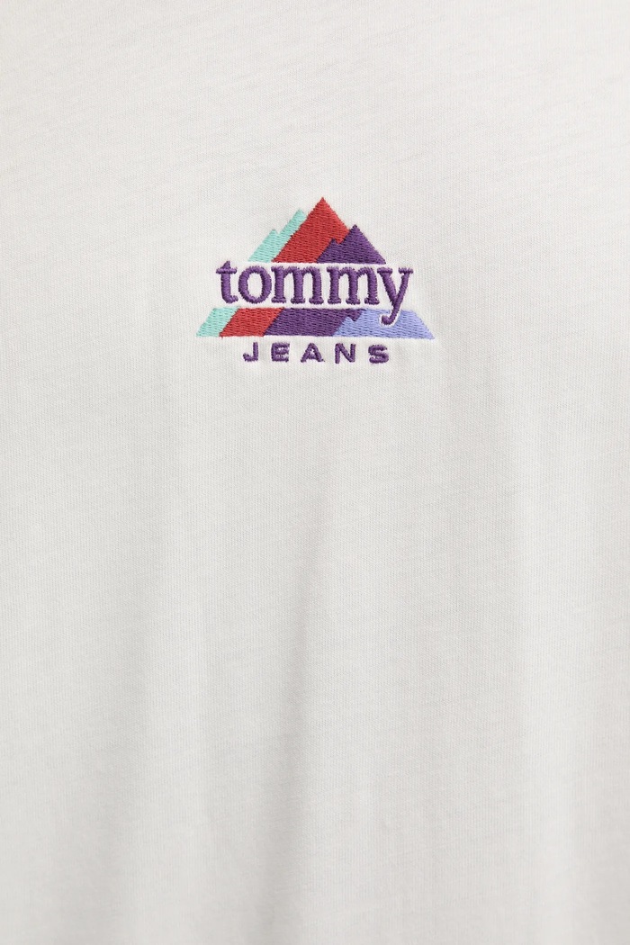 Pamučna majica Tommy Jeans DM0DM22311 bež