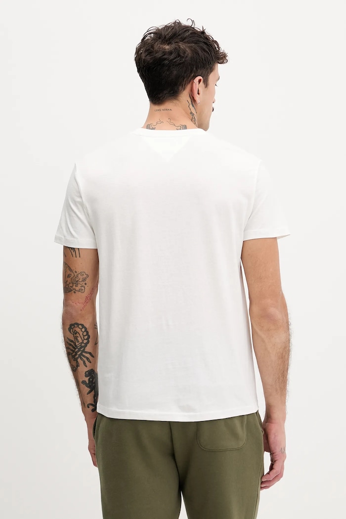 Tommy Jeans tricou bărbați de bumbac pachet de 2 bej DM0DM22316