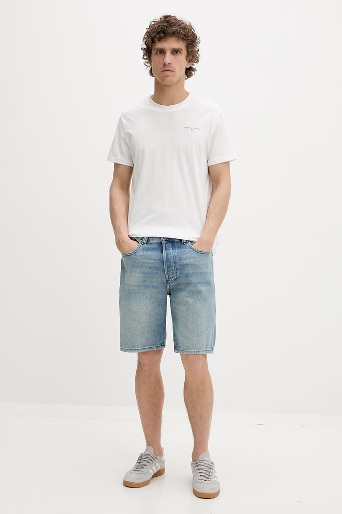 Oblečenie Tommy Jeans tričko pánske bavlnené 2-pak DM0DM22316 čierna