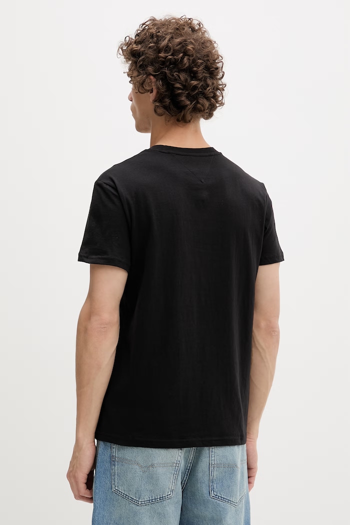 Tommy Jeans tričko pánske bavlnené 2-pak DM0DM22316 čierna