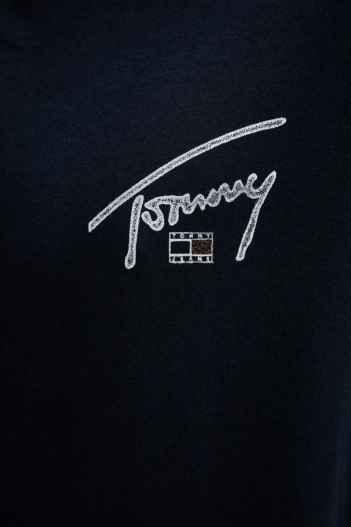 Tommy Jeans tricou din bumbac DM0DM22320 bleumarin