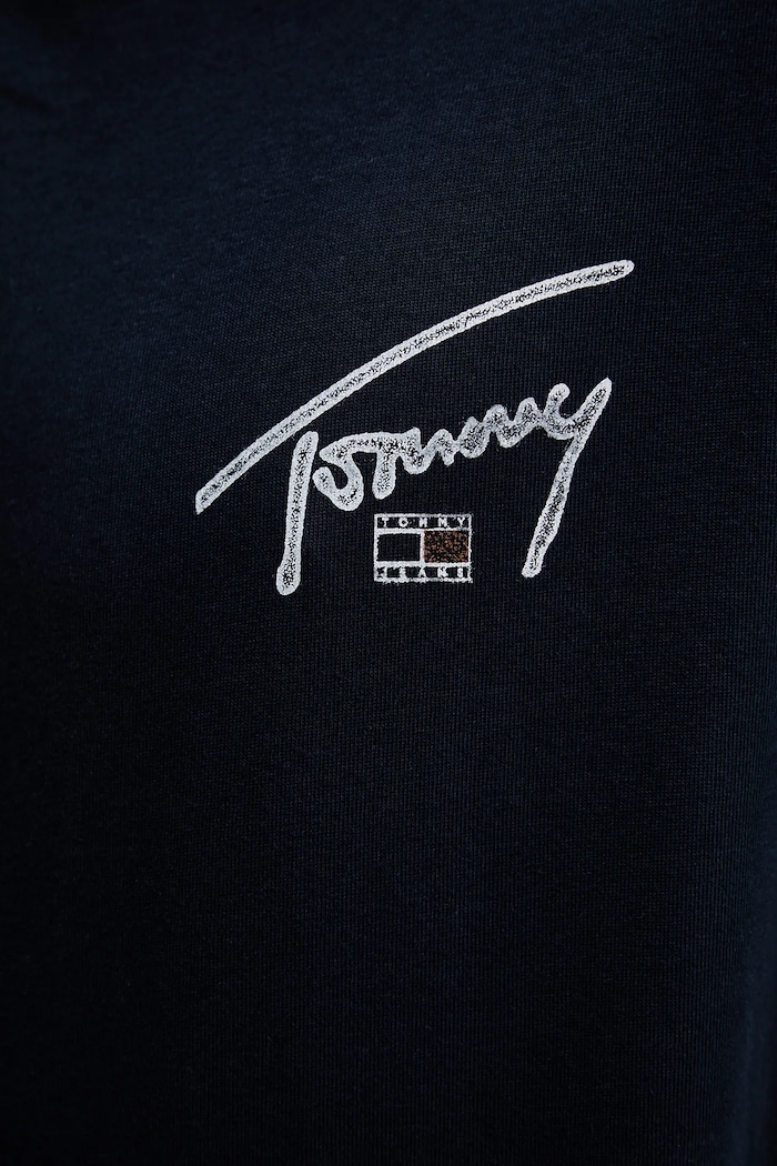 Tommy Jeans tricou din bumbac DM0DM22320 bleumarin