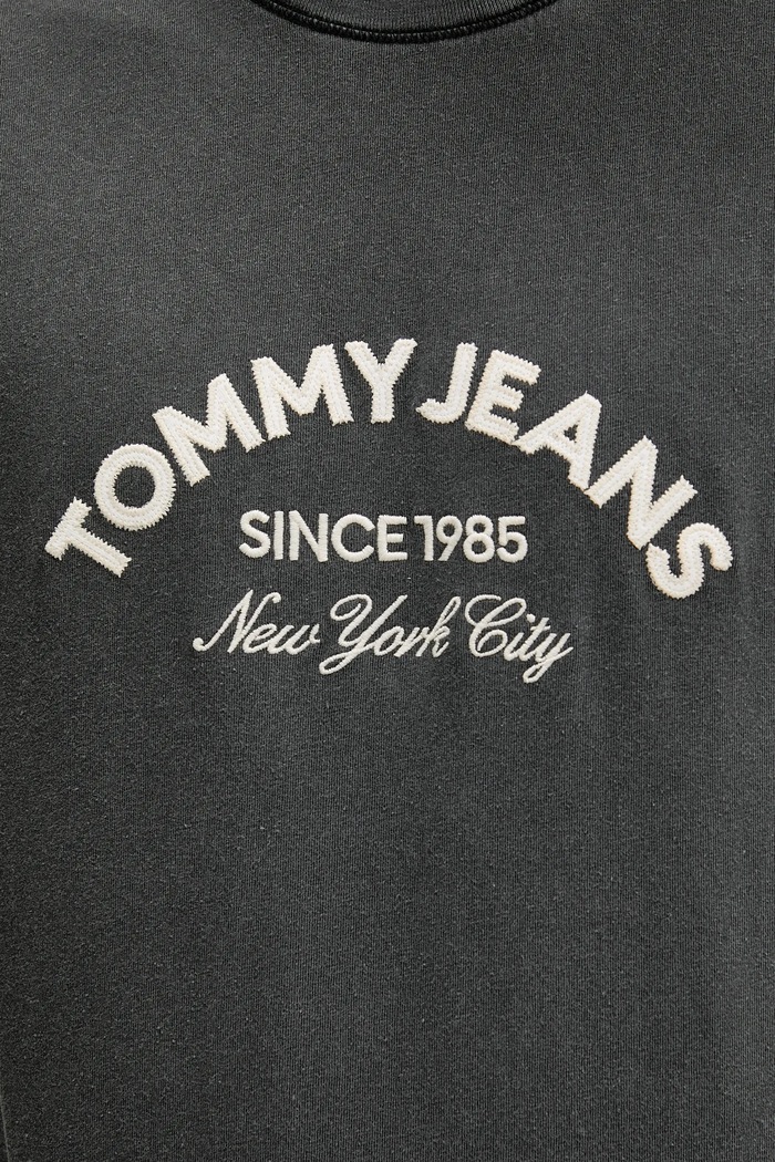 Tommy Jeans tricou din bumbac DM0DM22328 gri