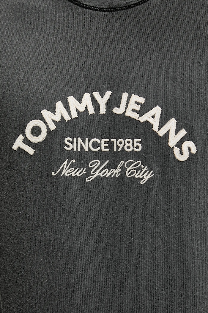 Tommy Jeans tricou din bumbac DM0DM22328 gri