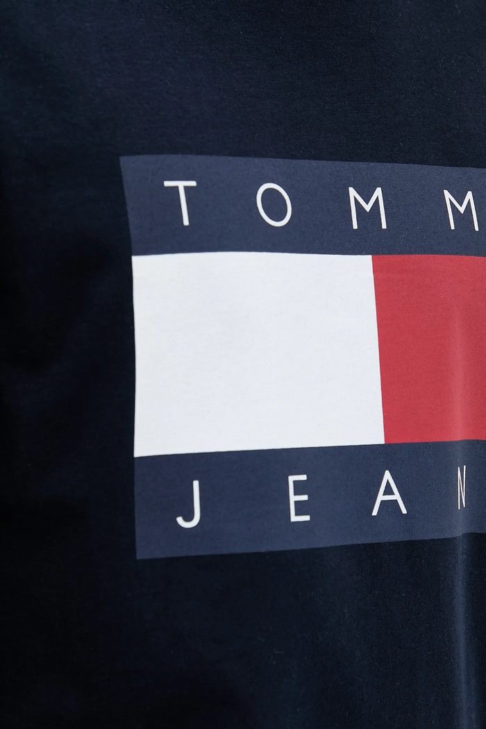 Tommy Jeans tričko pánske bavlnené DM0DM22645 tmavomodrá
