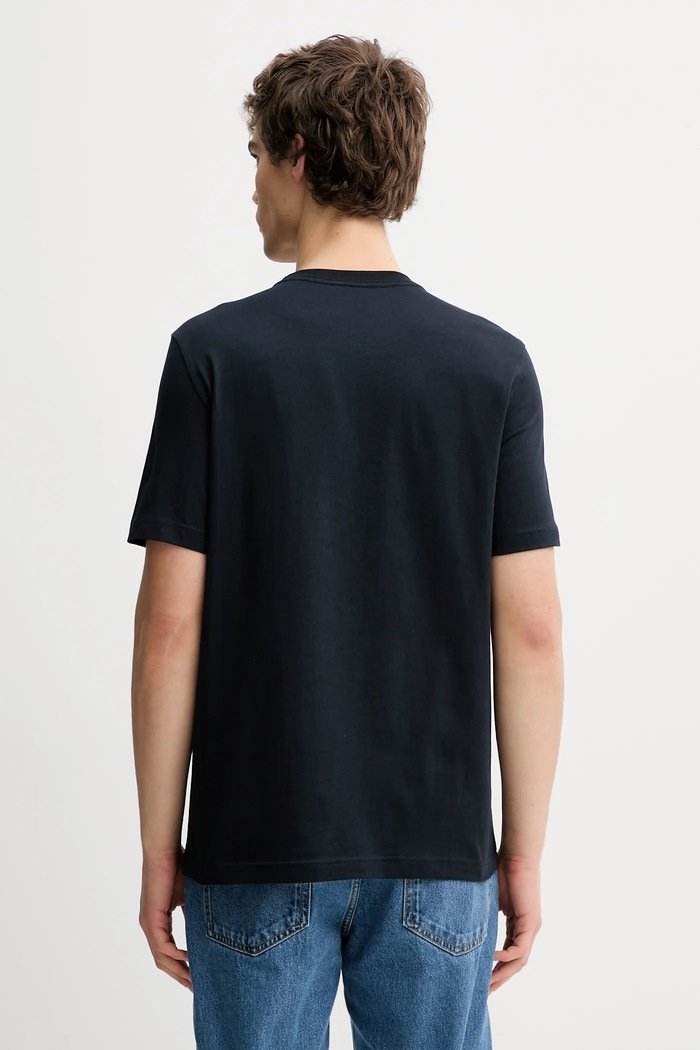 Oblečenie Bavlnené tričko PS Paul Smith M2R.011R.VP5620 tmavomodrá