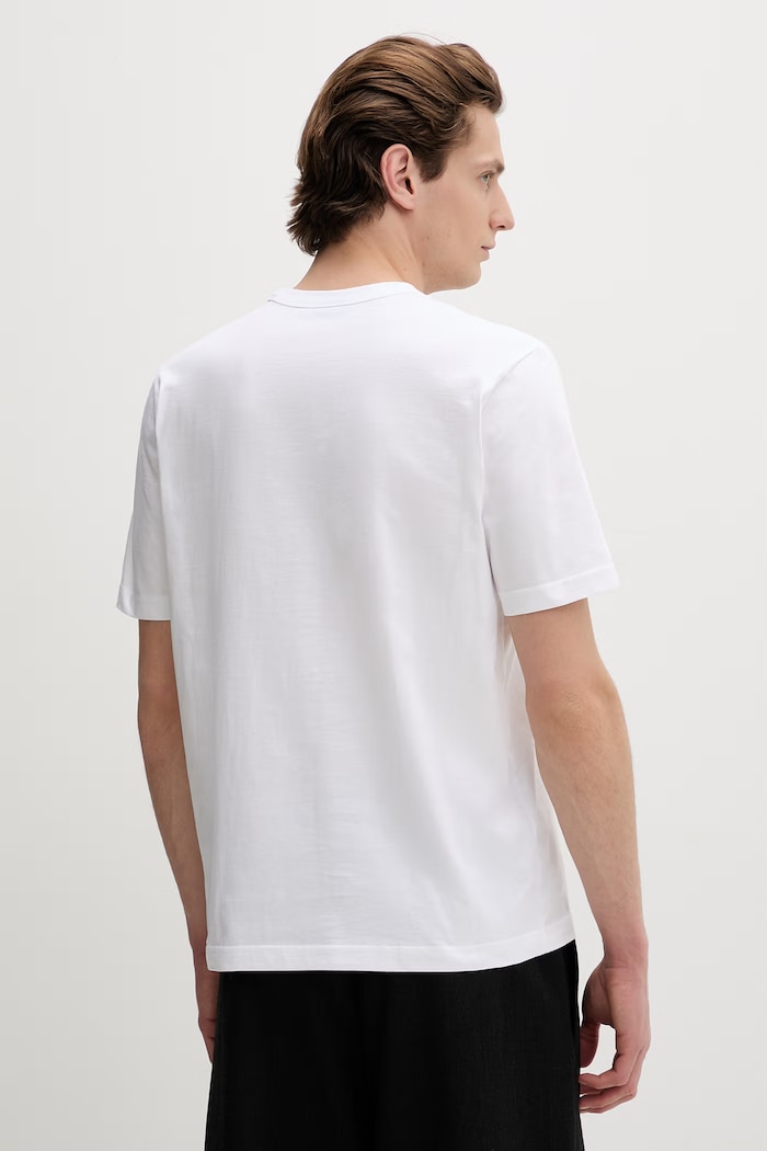 Îmbrăcăminte PS Paul Smith tricou pentru bărbați, din bumbac M2R.220X.VP5789 alb